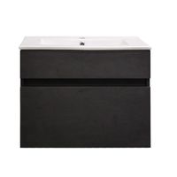 Denver Stylo Floating Bathroom Vanity | Vermont Slate Stucco